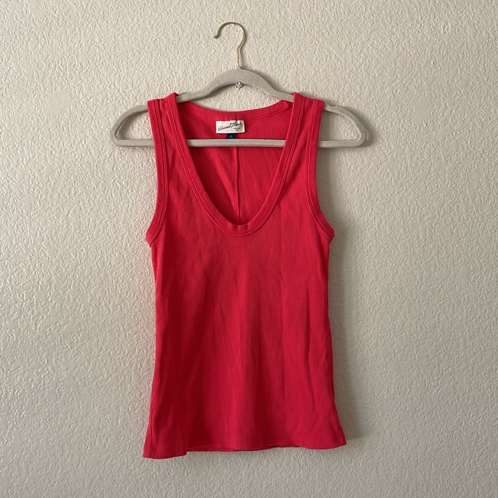 Universal Thread Scoop Tee Ribbed Tank Top - Picture 8 of 13
